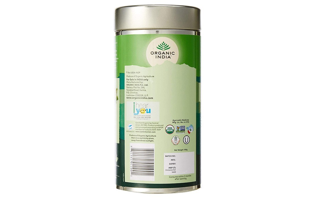 Organic Farmers Co. Tulsi Original Stress Reeving & Boost Immunity Tea   Container  100 grams